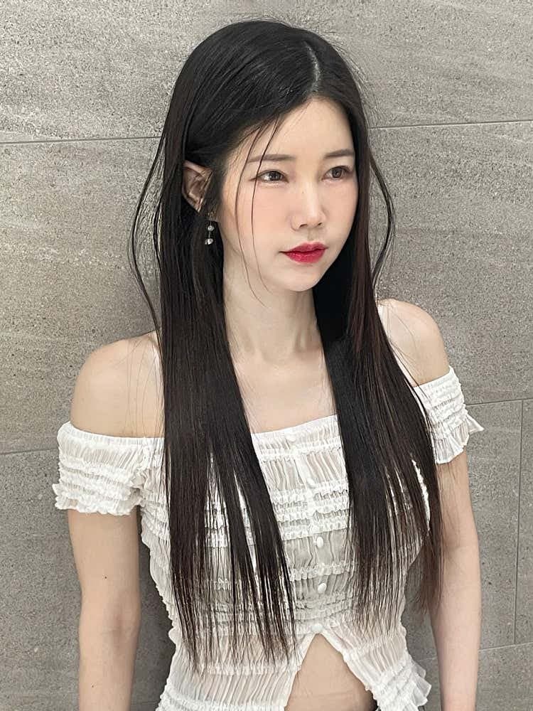 슬릭펌 스타일 사진
