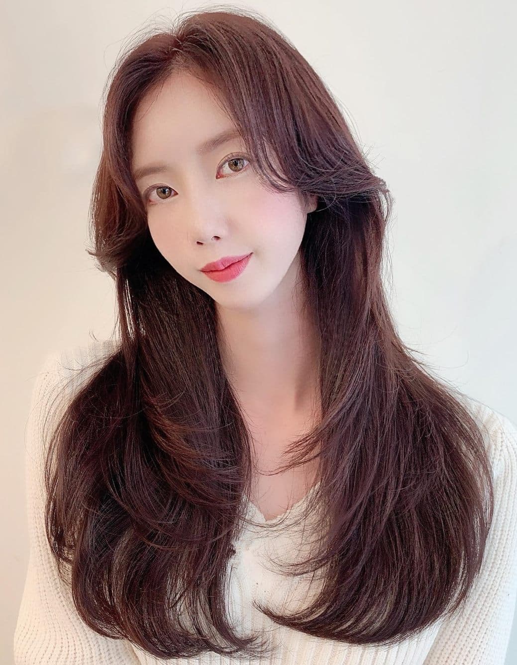 레이어드컷 스타일 사진