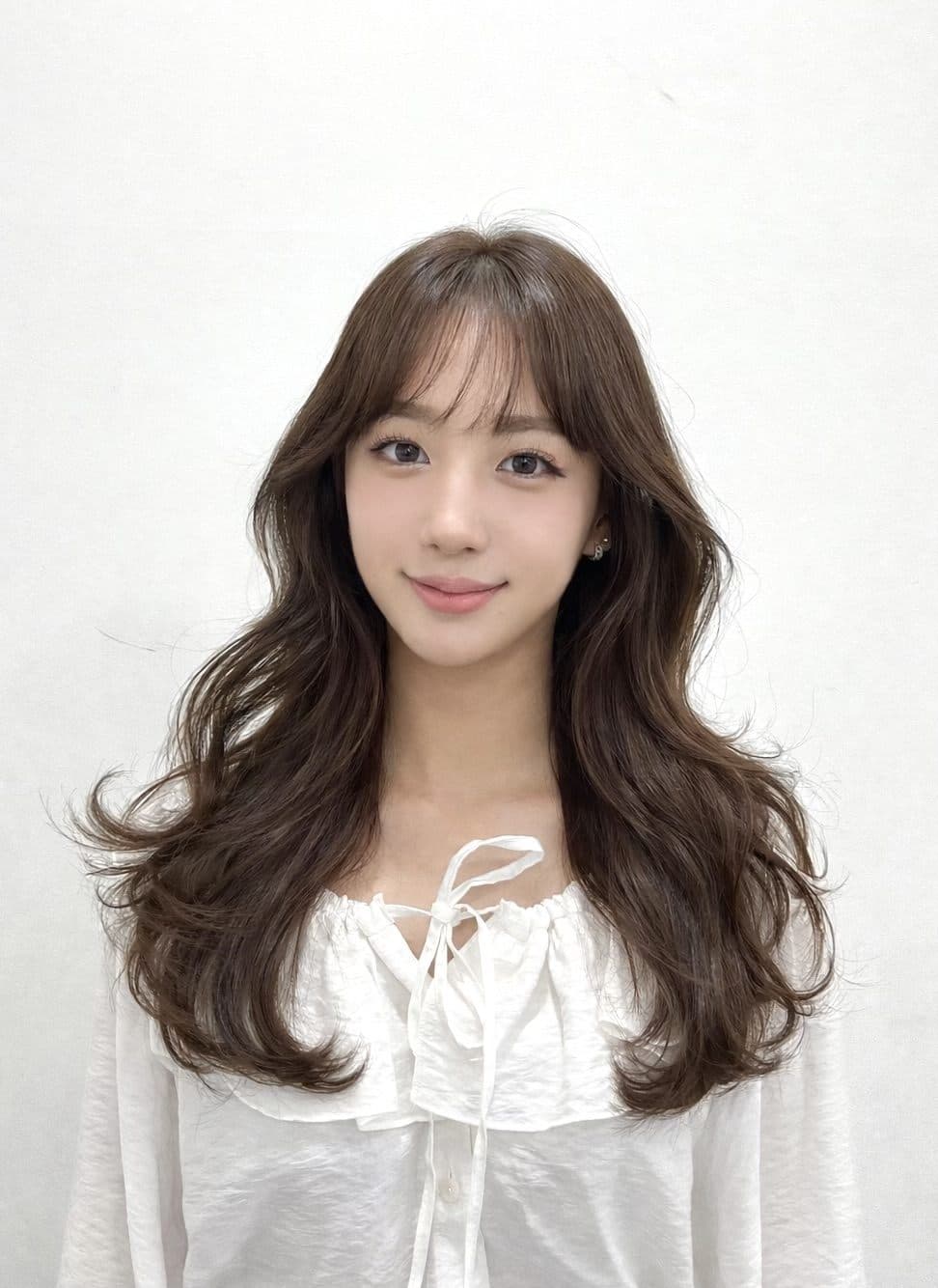 레이어드펌 스타일 사진