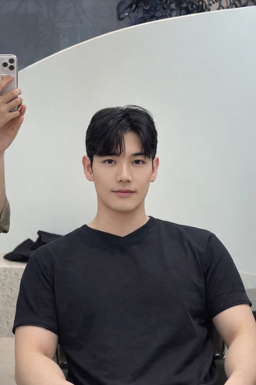 아이롱펌 스타일 사진